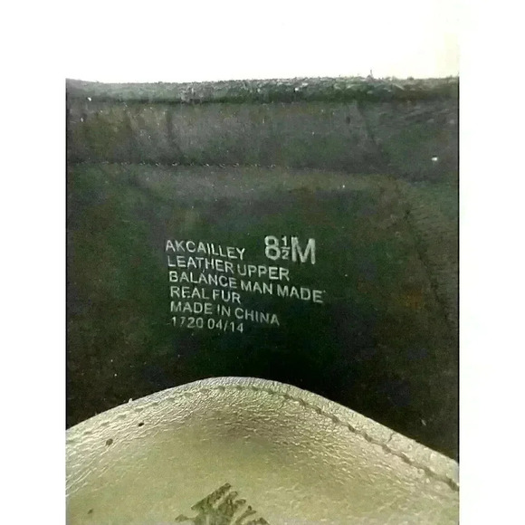 Anne Klein Zerega Leopard Print Loafer Black womens shoes sz 8.5 Leather Uppers - Picture 9 of 10